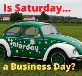 Is Saturday a Business Day