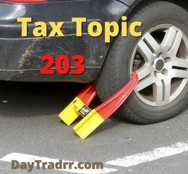 Tax Topic 203