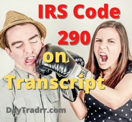 IRS Code 290 on Transcript